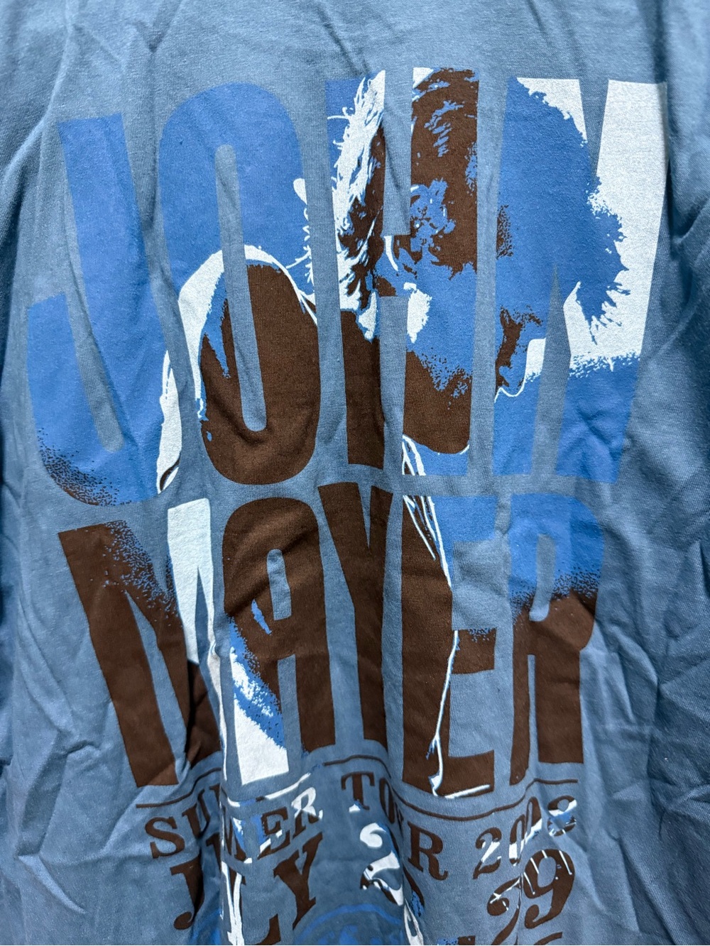 John Mayer 2008 Summer Tour California Blue Tour T-Shirt 2 Sided Men’s Sz Large - Picture 4 of 6